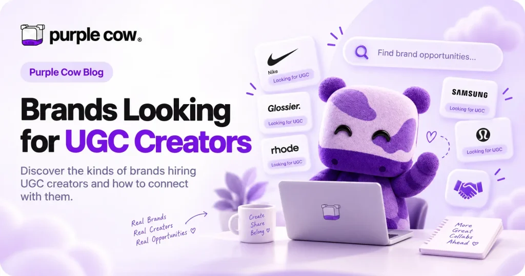brands looking for ugc creators